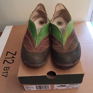 El Naturalista Ginkgo size 39 brown /green shoes